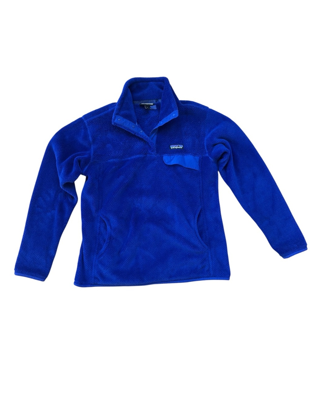Patagonia Re Tool Snap Polartech Blue Fleece Sweatshirt